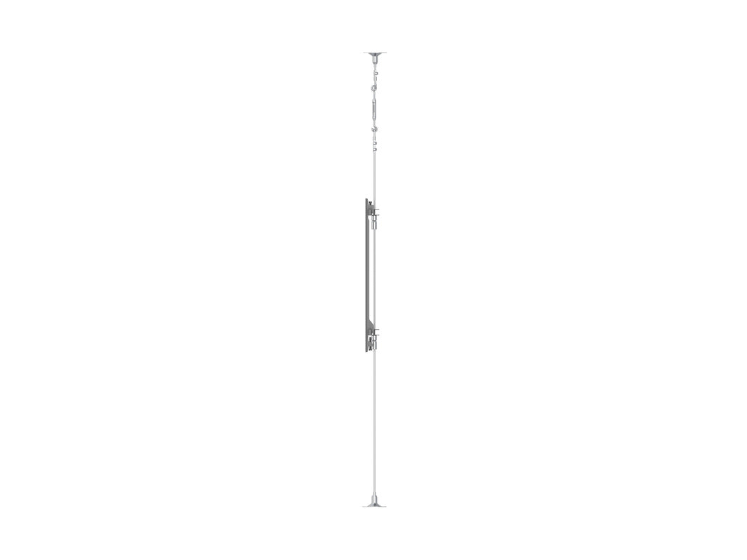 Single-Screen Wire-Supported Floor-to-Ceiling Mount (3000mm / 118.1" wire height)