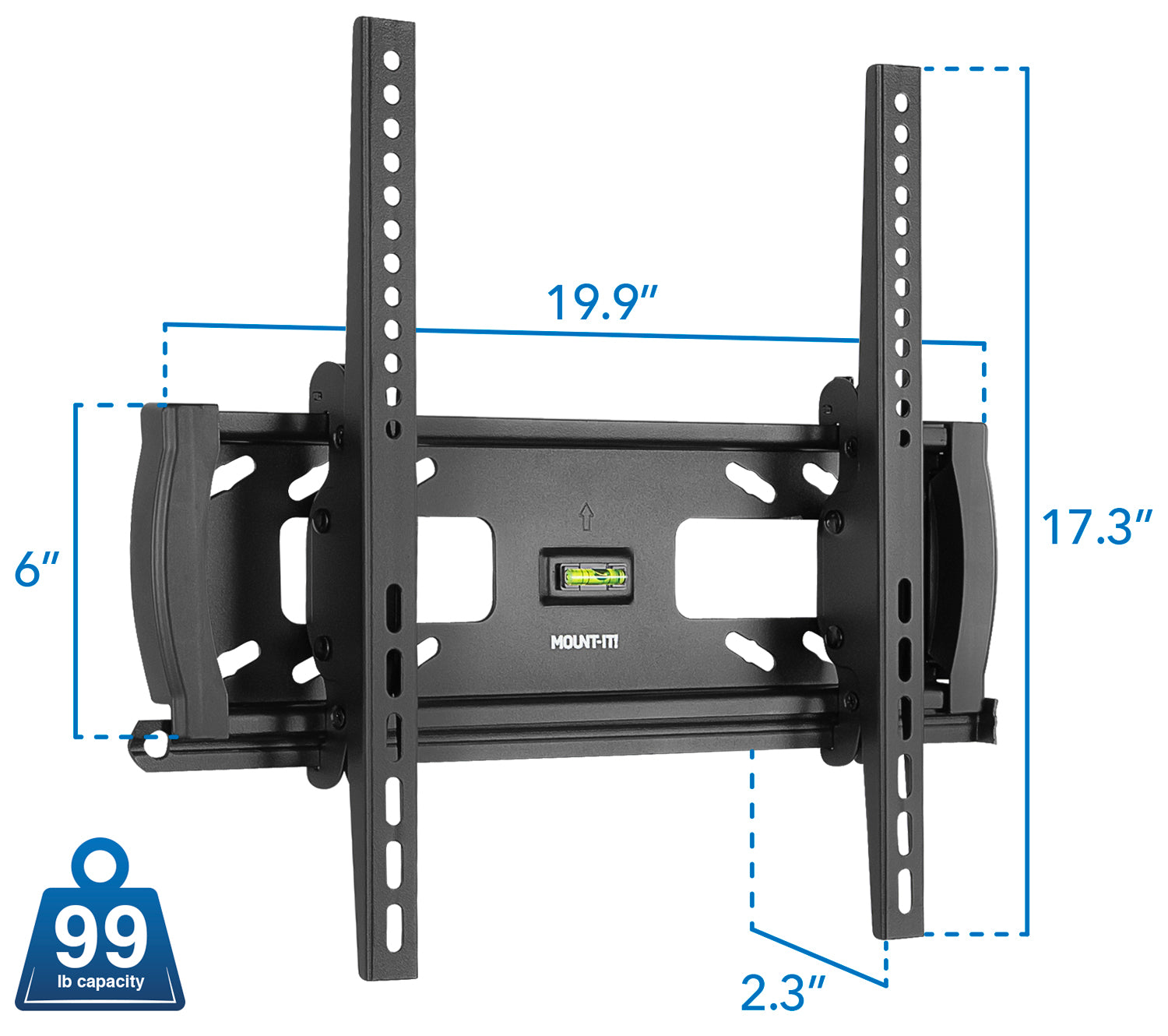 Anti-Theft Low-Profile Tilting Wall Mount