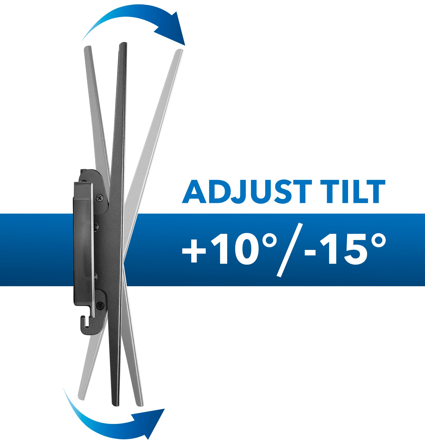 Anti-Theft Low-Profile Tilting Wall Mount