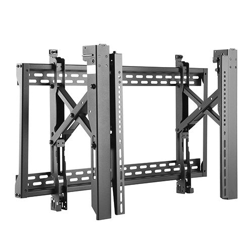 Heavy-Duty Push-In, Pop-Out Wall Mount for Multiple Video Wall Displays