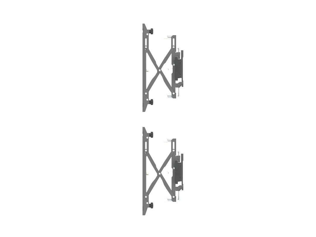 2X2 Video Wall Mount with Push-In Pop-Out Brackets