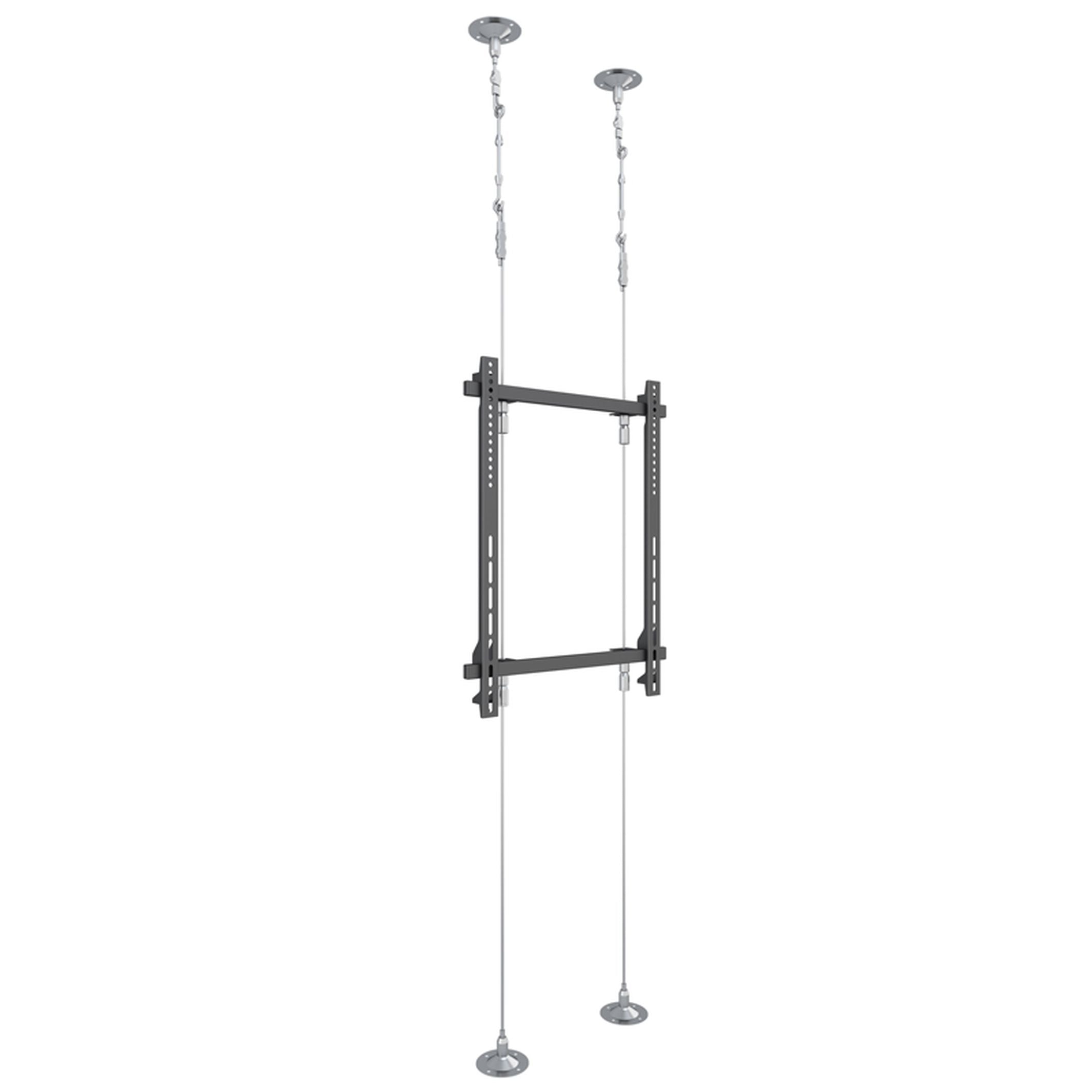 Single-Screen Wire-Supported Floor-to-Ceiling Mount (3000mm / 118.1" wire height)