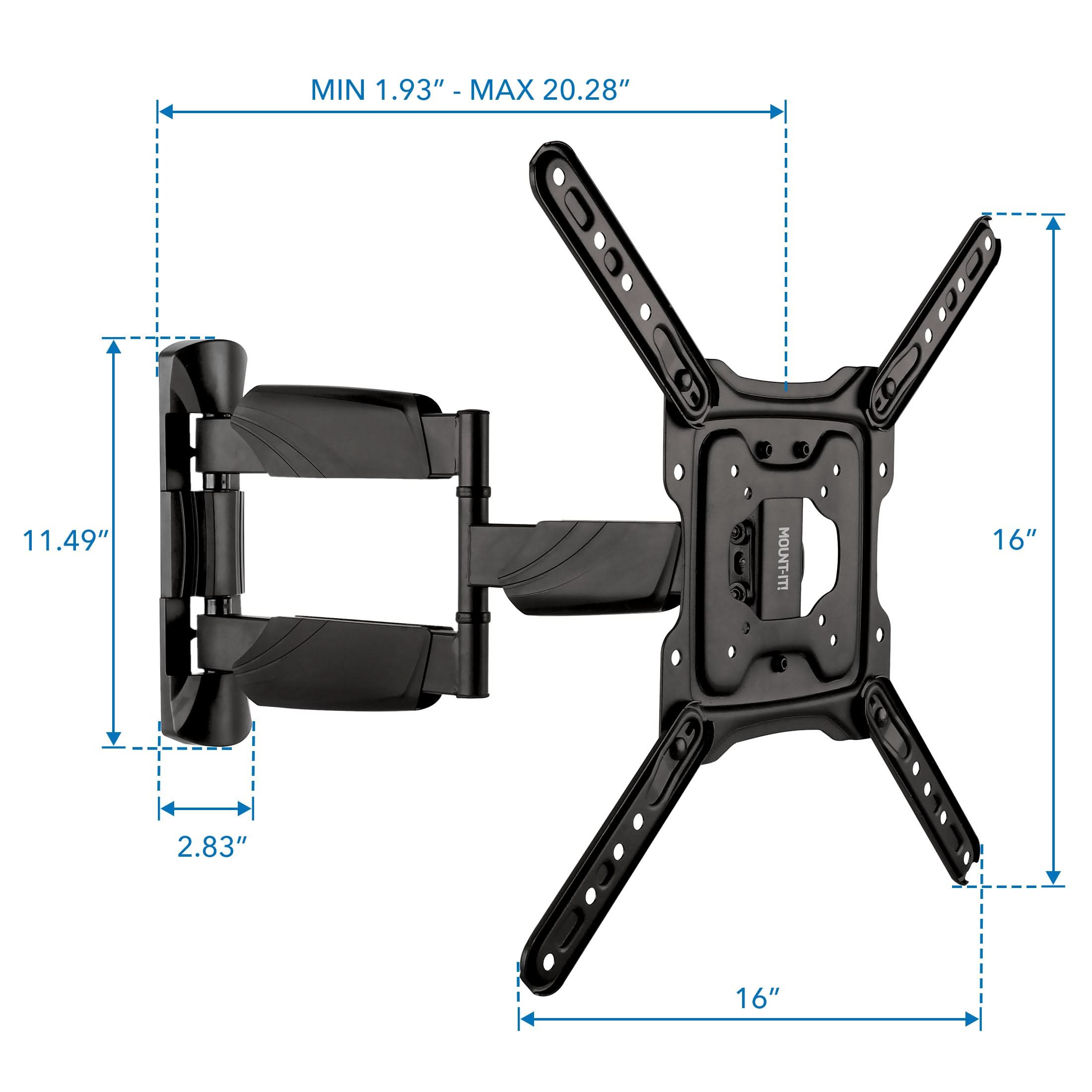 UL Certified Full Motion Wall Mount