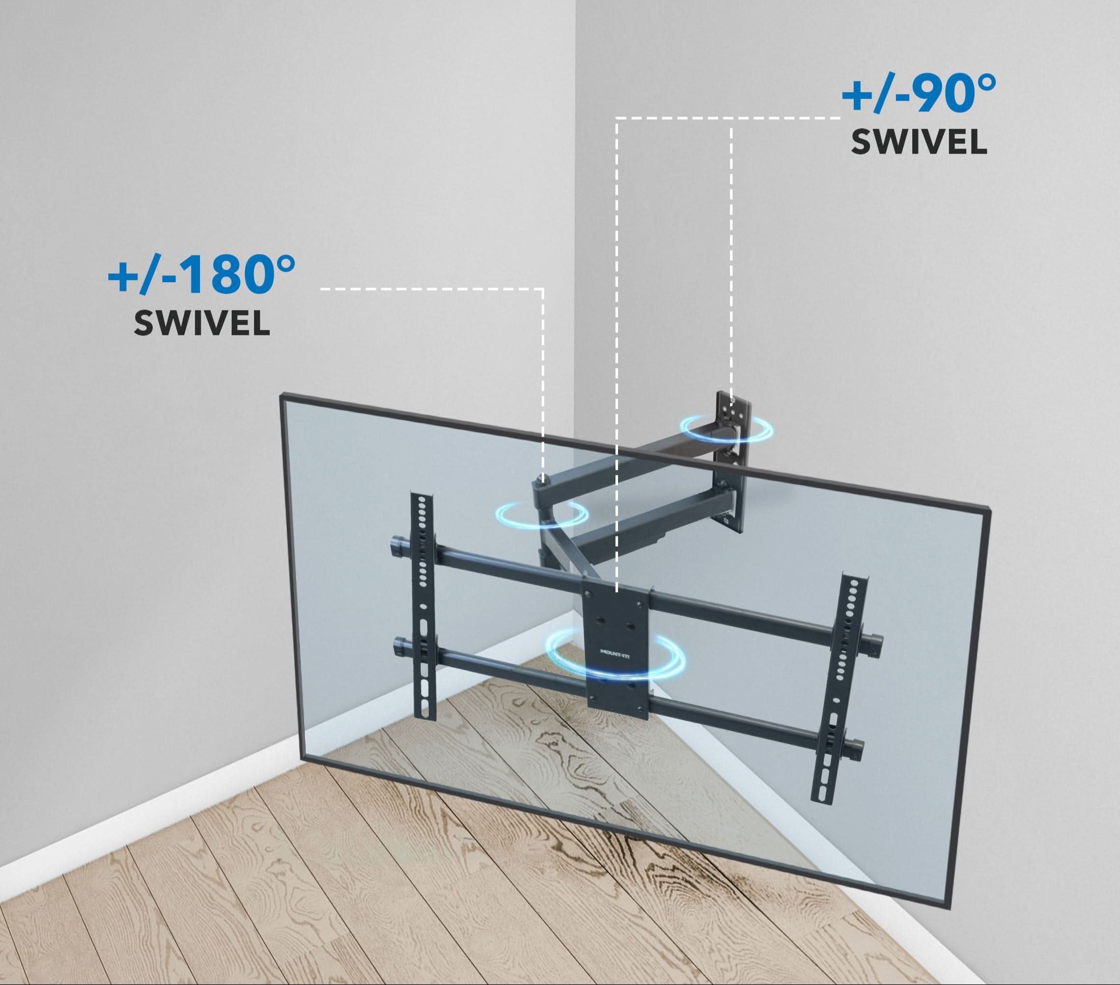 UL Certified Heavy Duty Full Motion Wall Mount