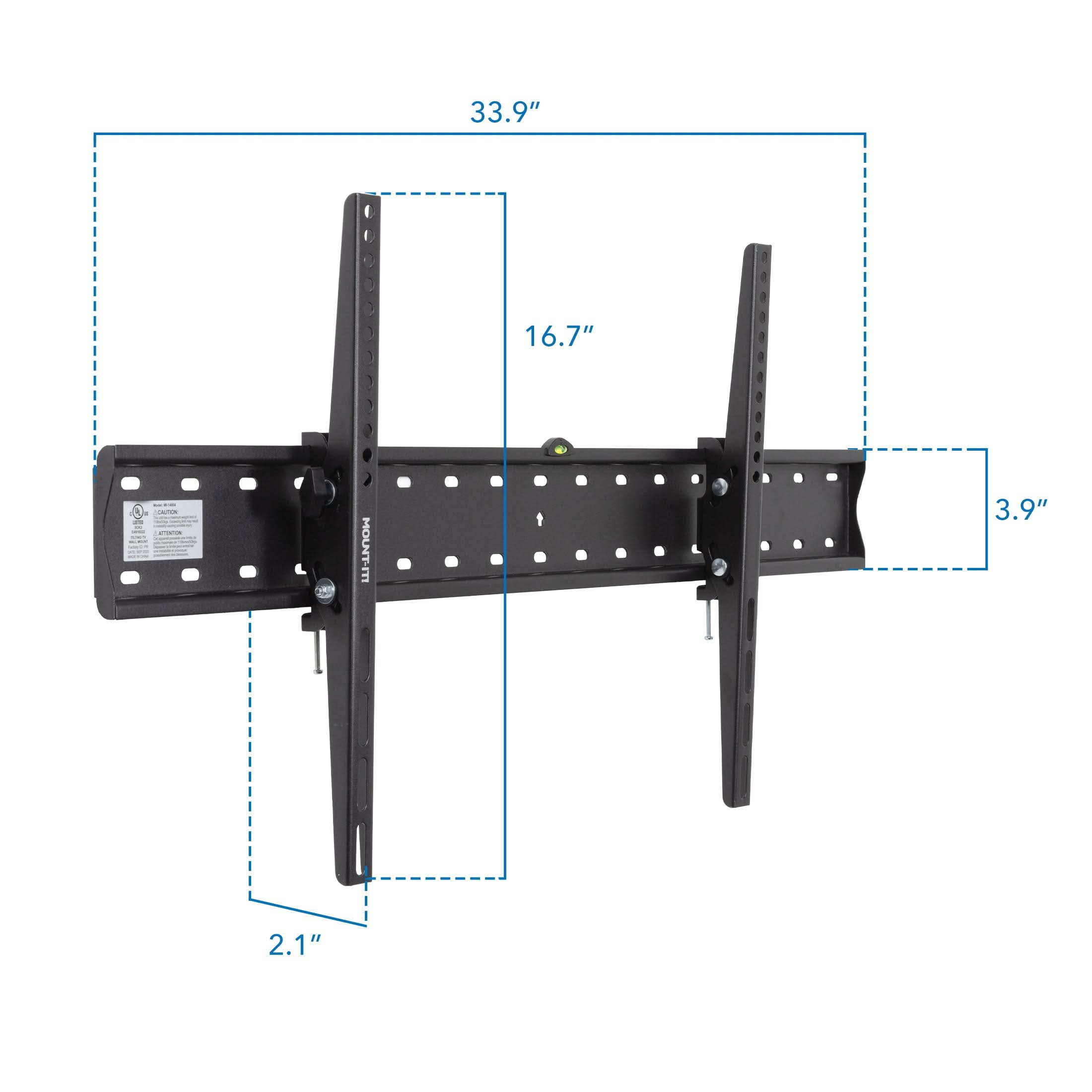 UL Certified Heavy Duty Tilting TV Wall Mount