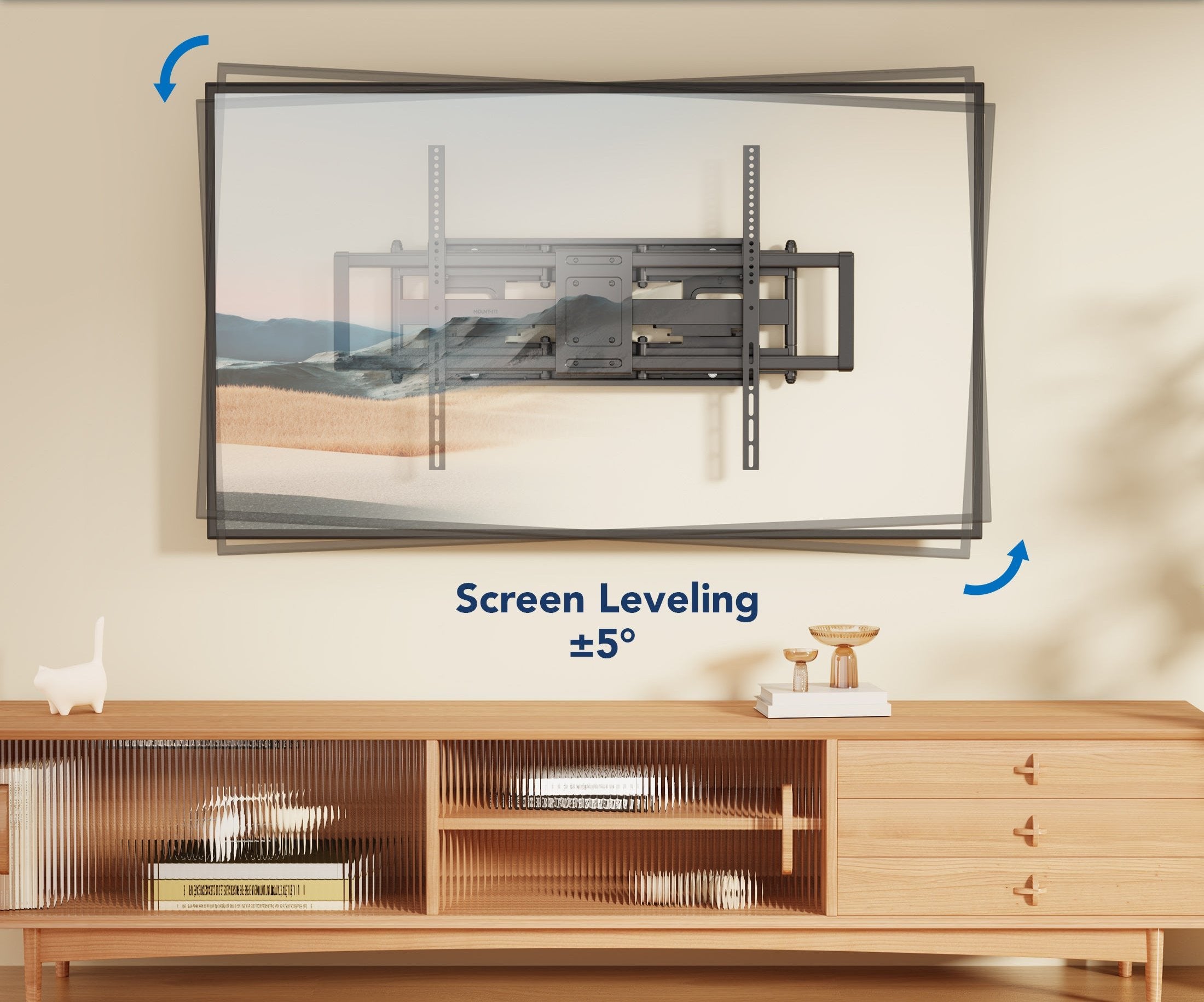 Heavy Duty XXL Full Motion TV Mount