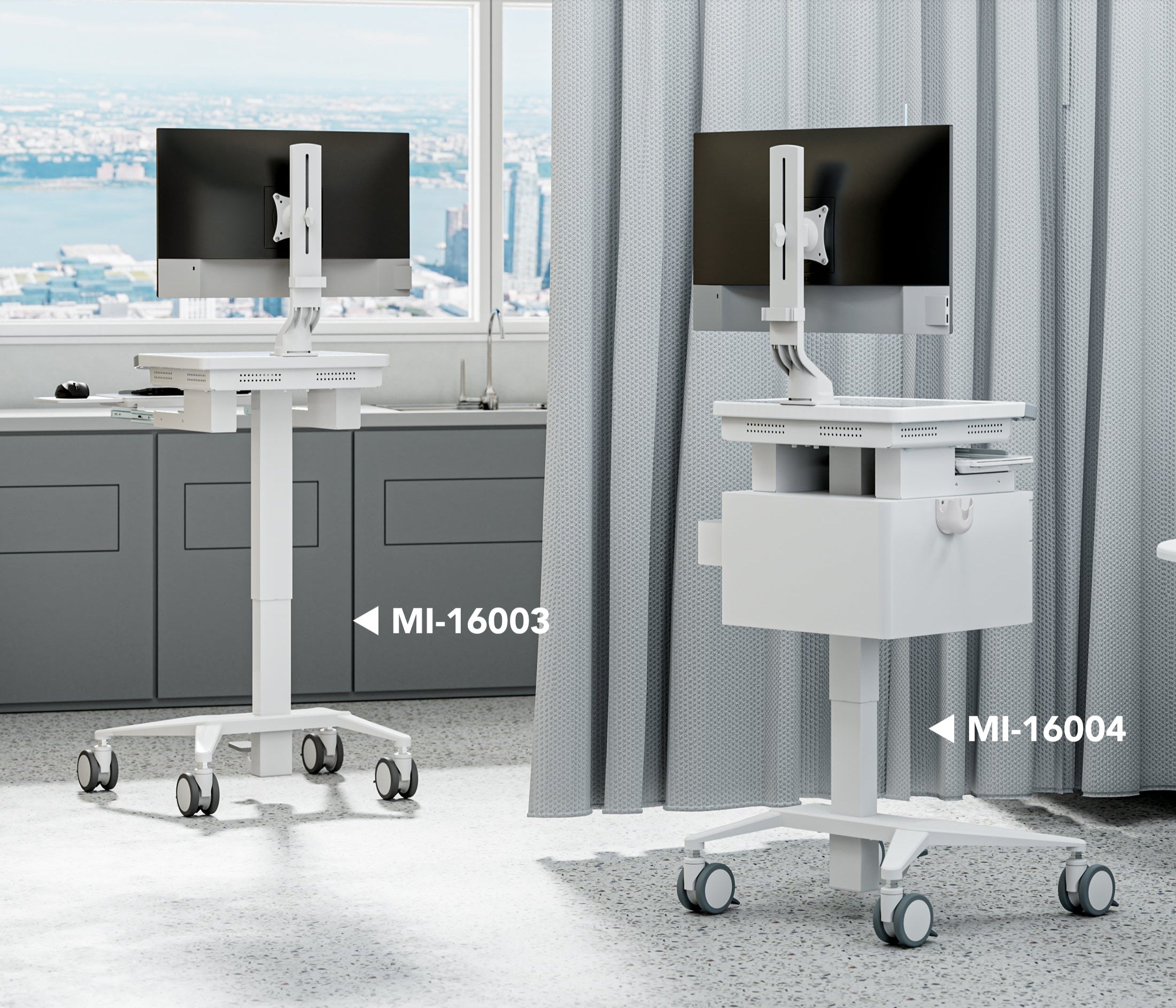 Monitor Mount for MedHub Medical Carts