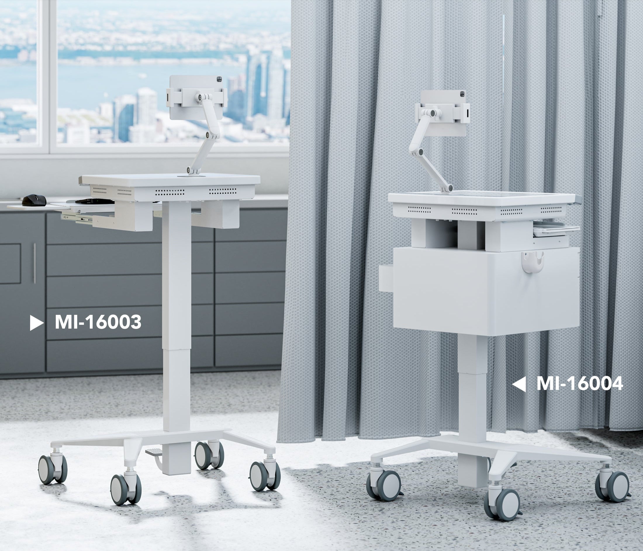 Tablet Arm for MedHub Medical Carts