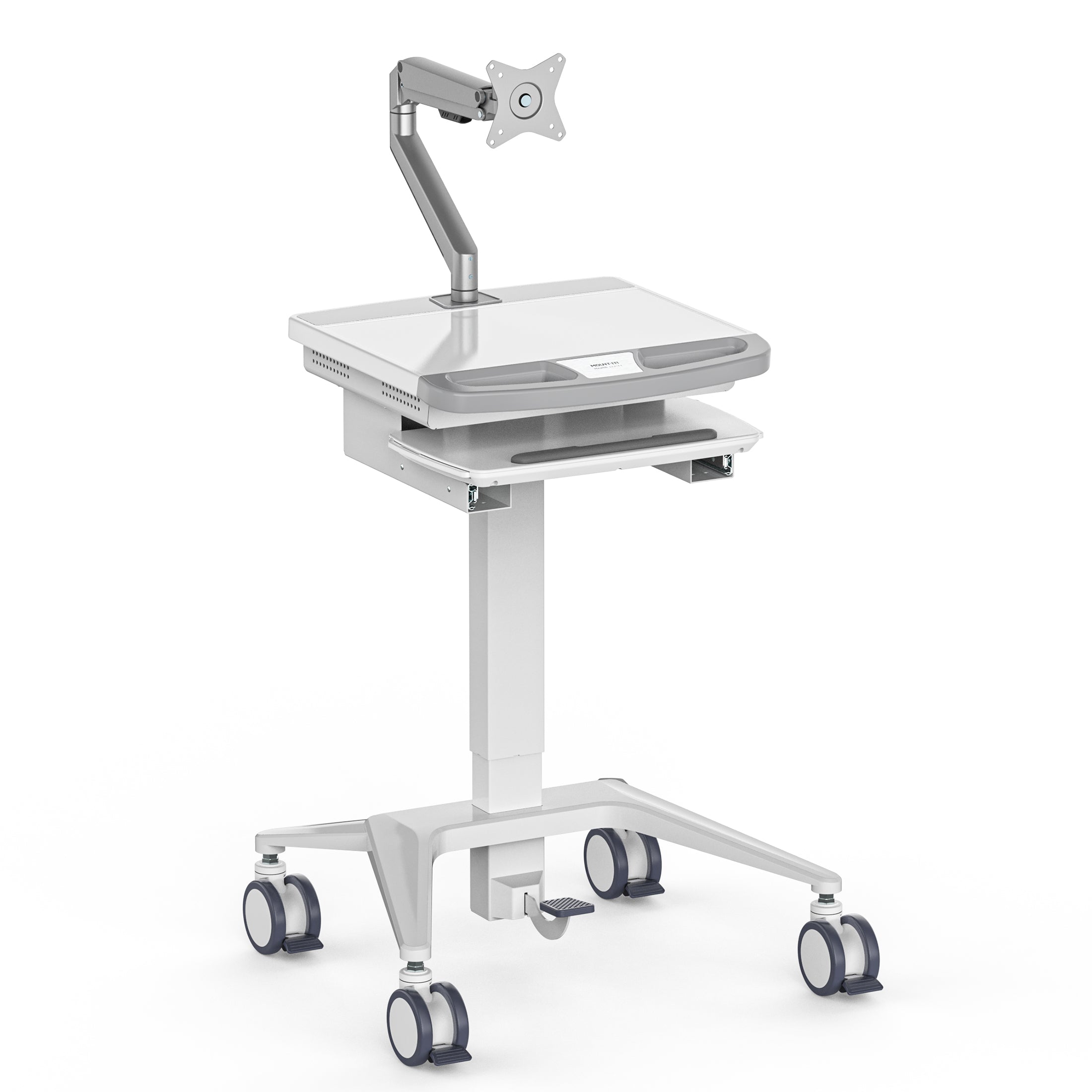 Medical Cart with Monitor Arm