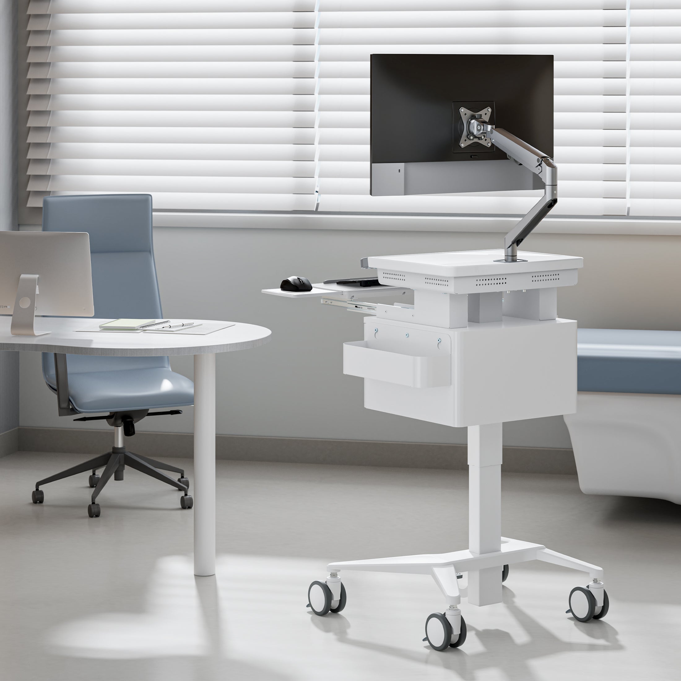 medical cart in office