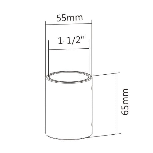 1.5" NPT Extension Pole Joiner