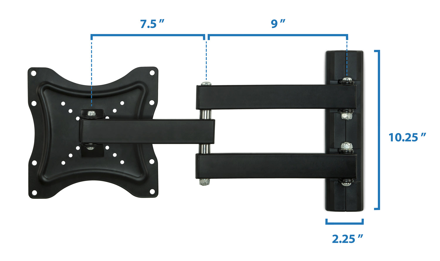 Full Motion TV Wall Mount for Screens up to 42"