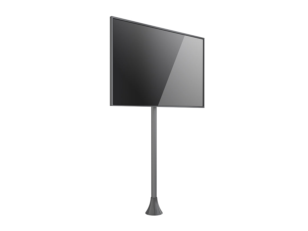 Single-Screen Single-Pole Floor-to-Wall Retail Signage Stand