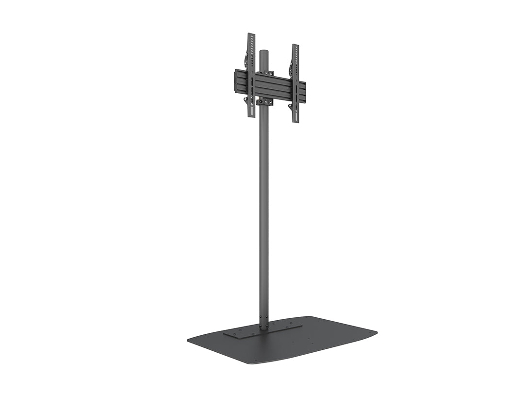 Single-Screen Single-Pole Floor Stand with Wide Base