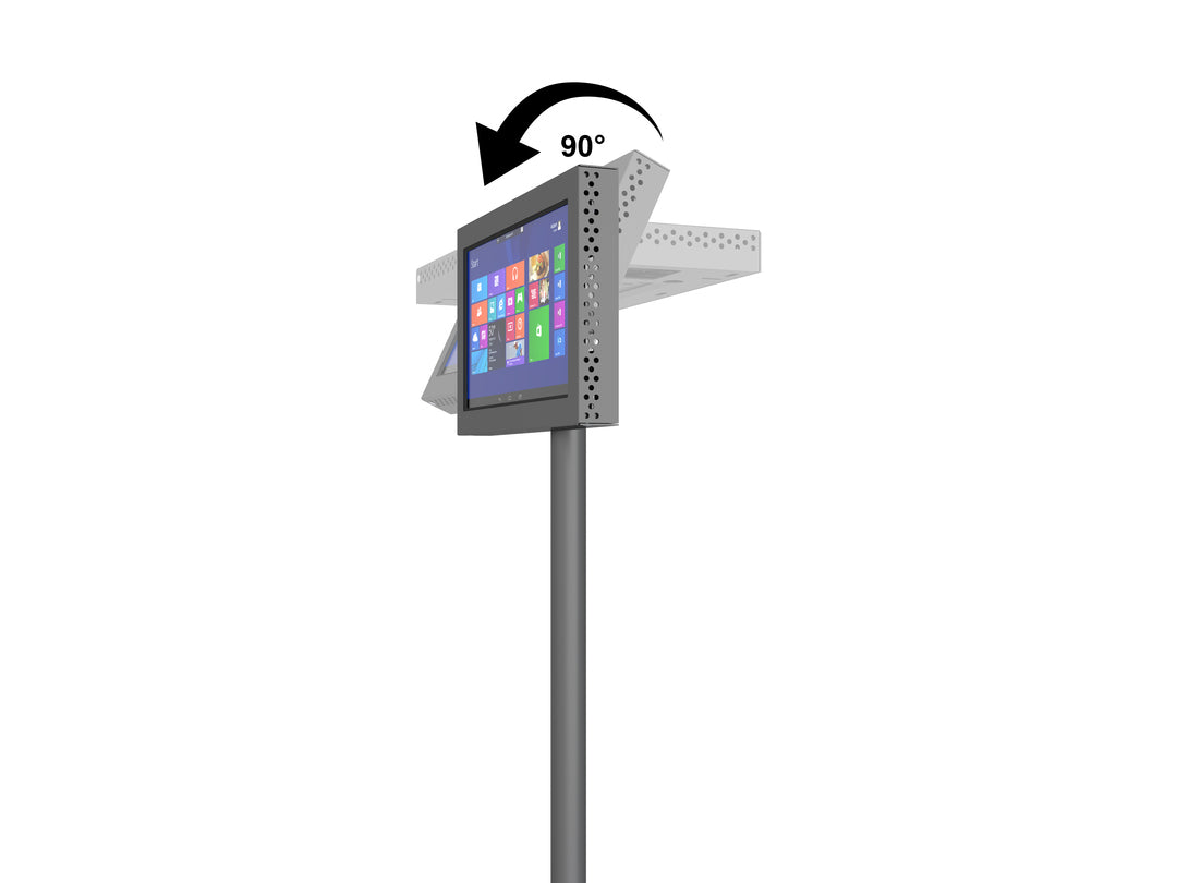 Touch-Screen Kiosk Enclosure for Samsung QB13R, QB24R, and more