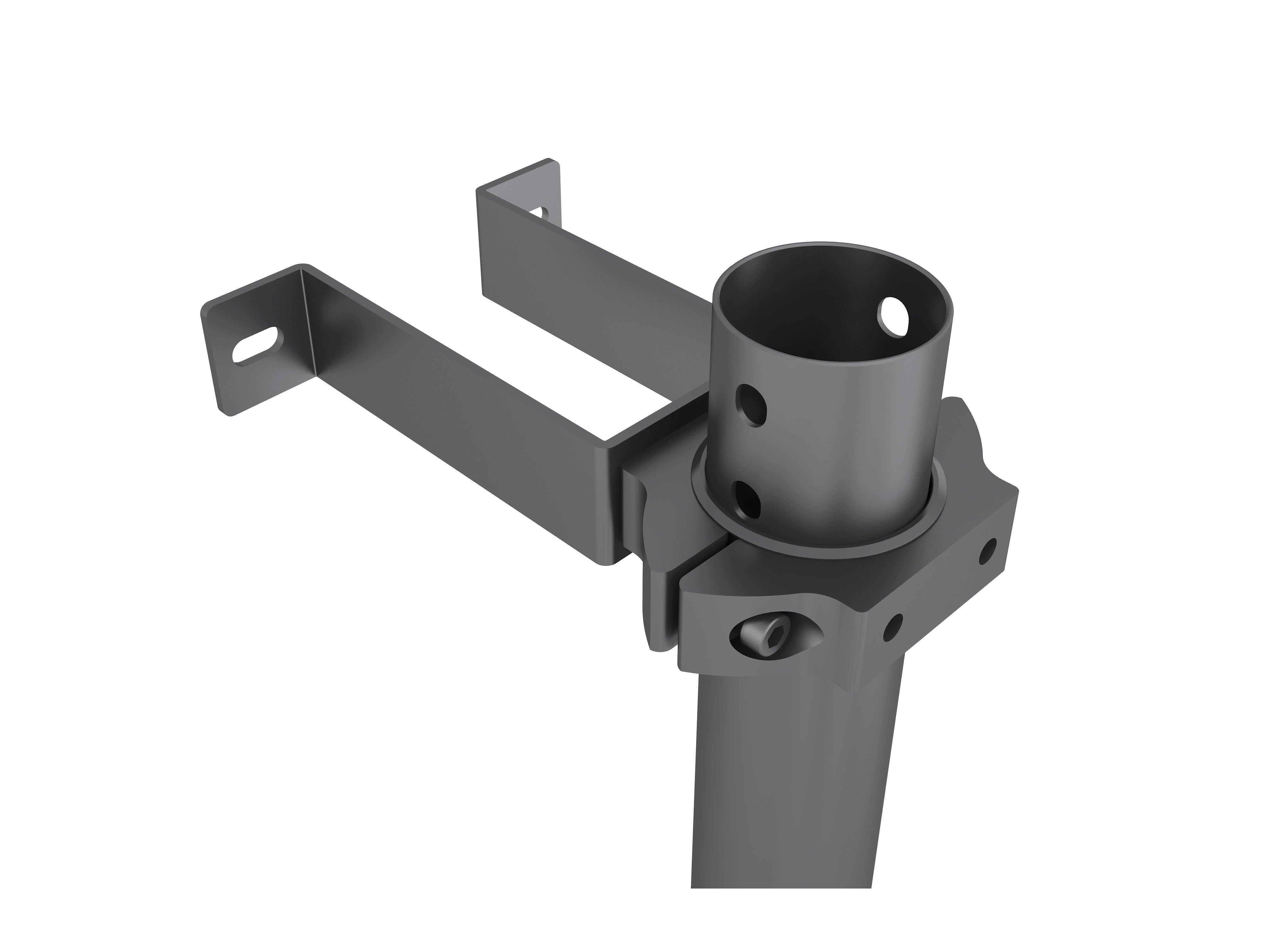 Single Screen Floor-to-Wall Mount