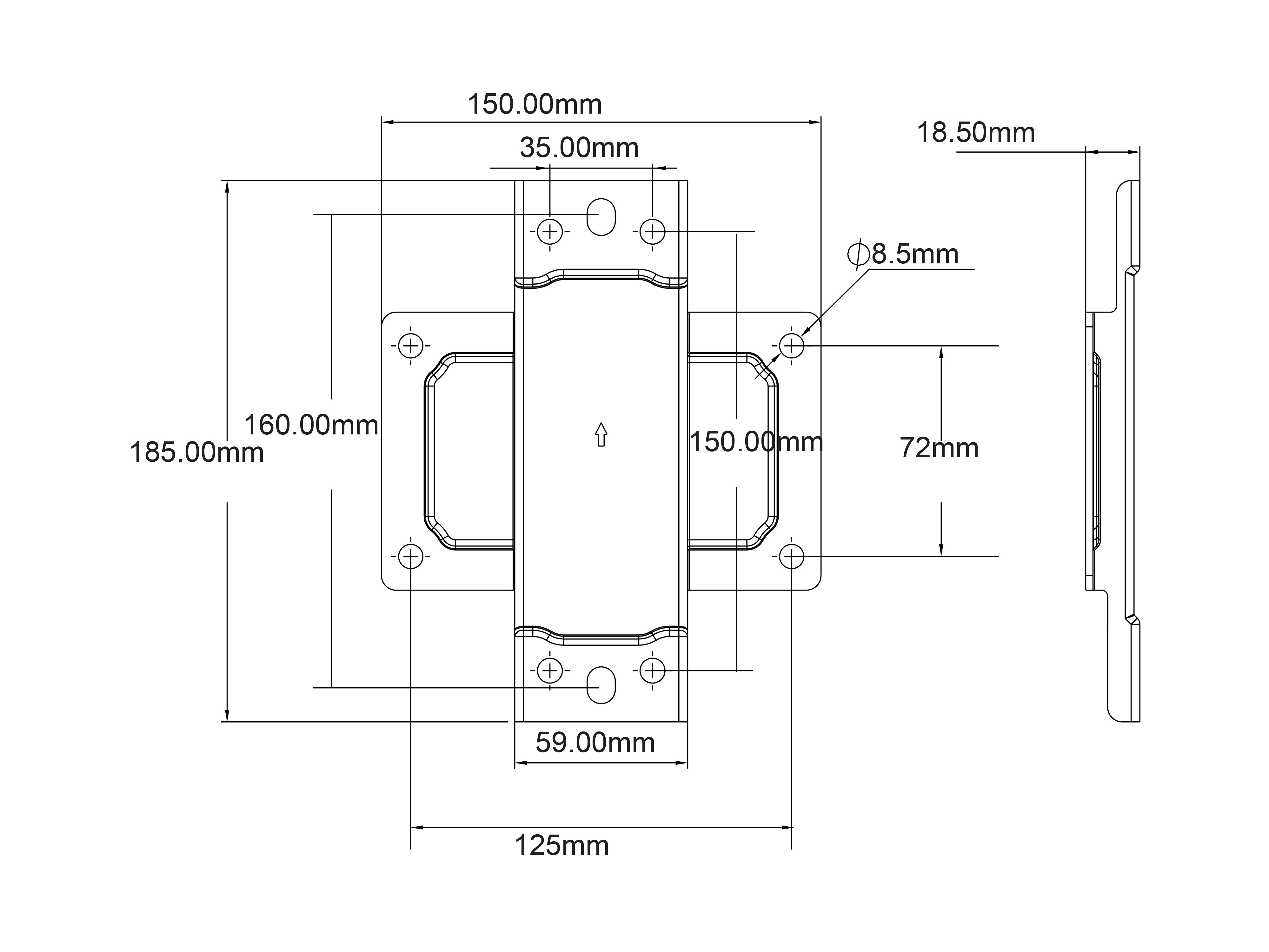Wall Mounting Plate