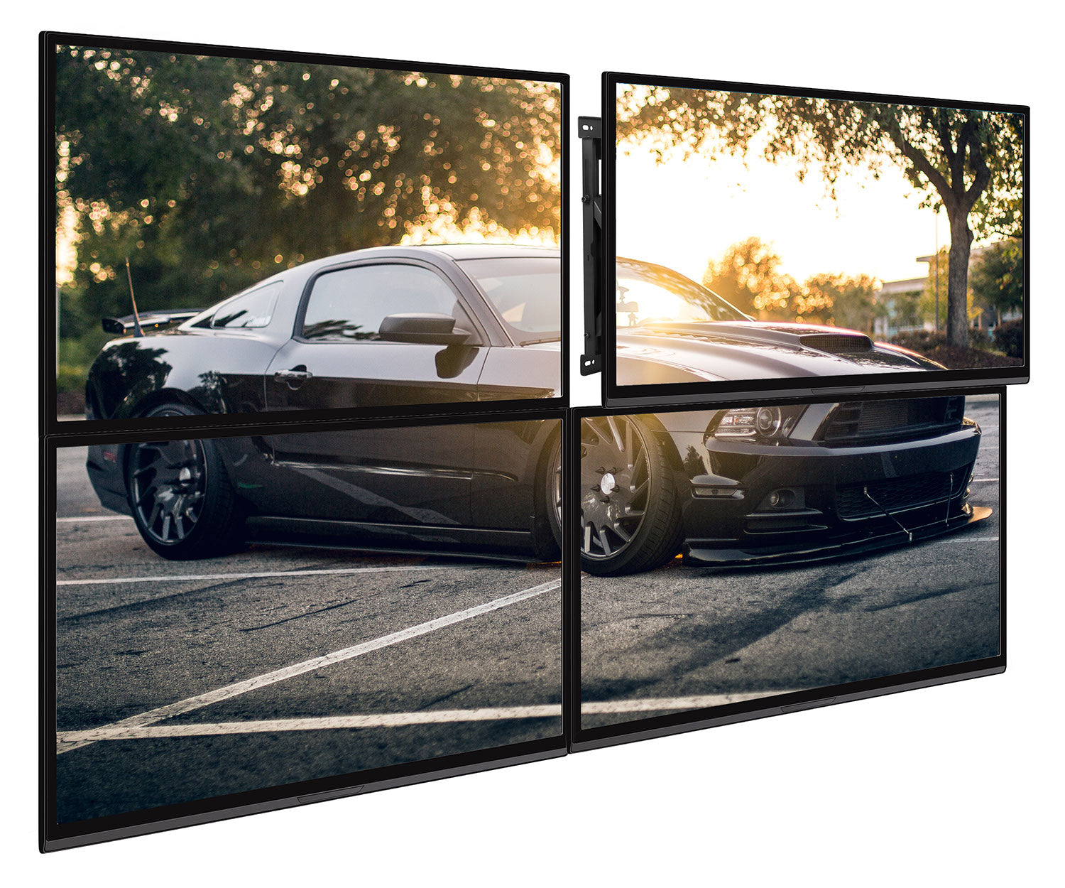 Push-In Pop-Out Video Wall Mount for Screens up to 70"