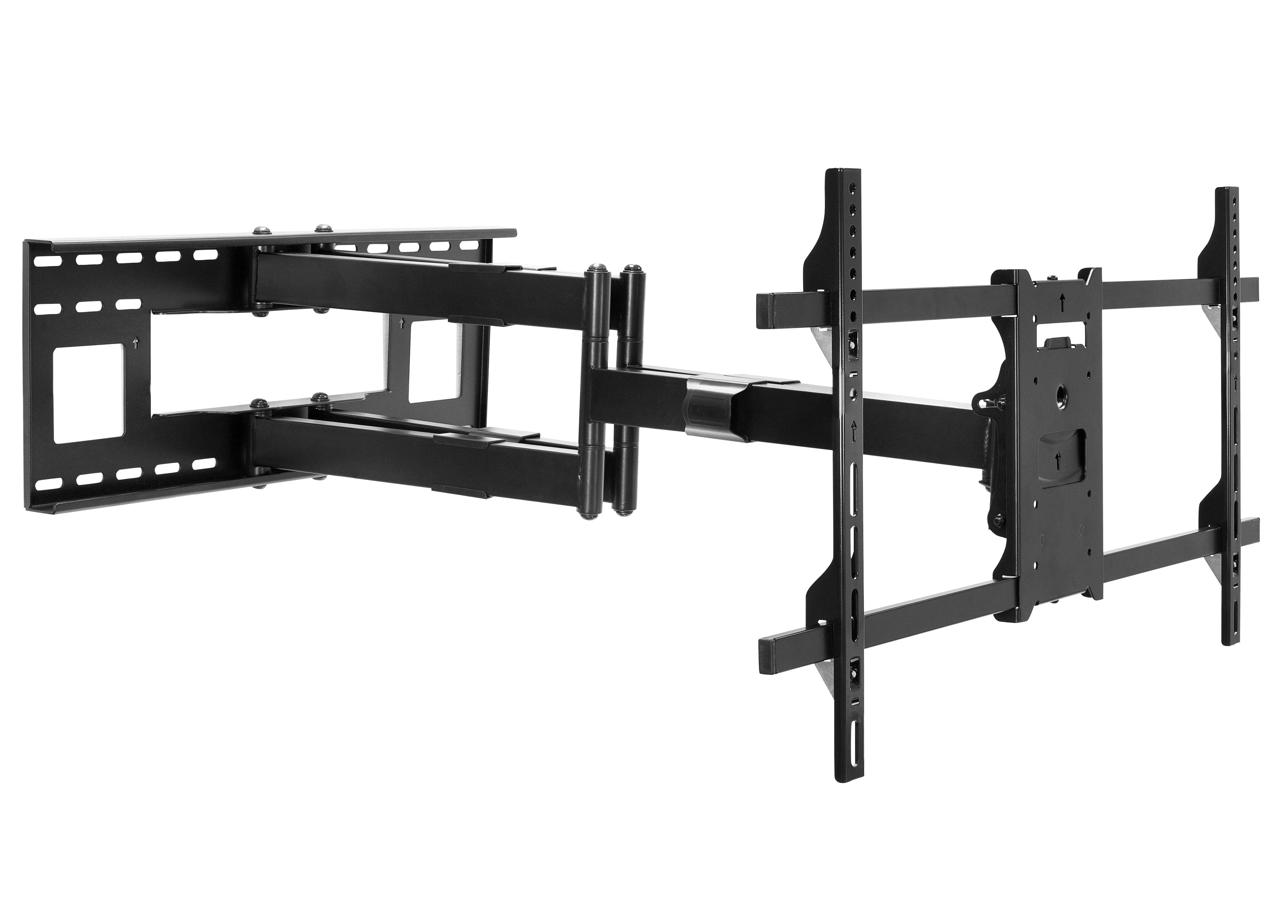 Heavy-Duty Dual-Arm Articulating Wall Mount with Long Extension