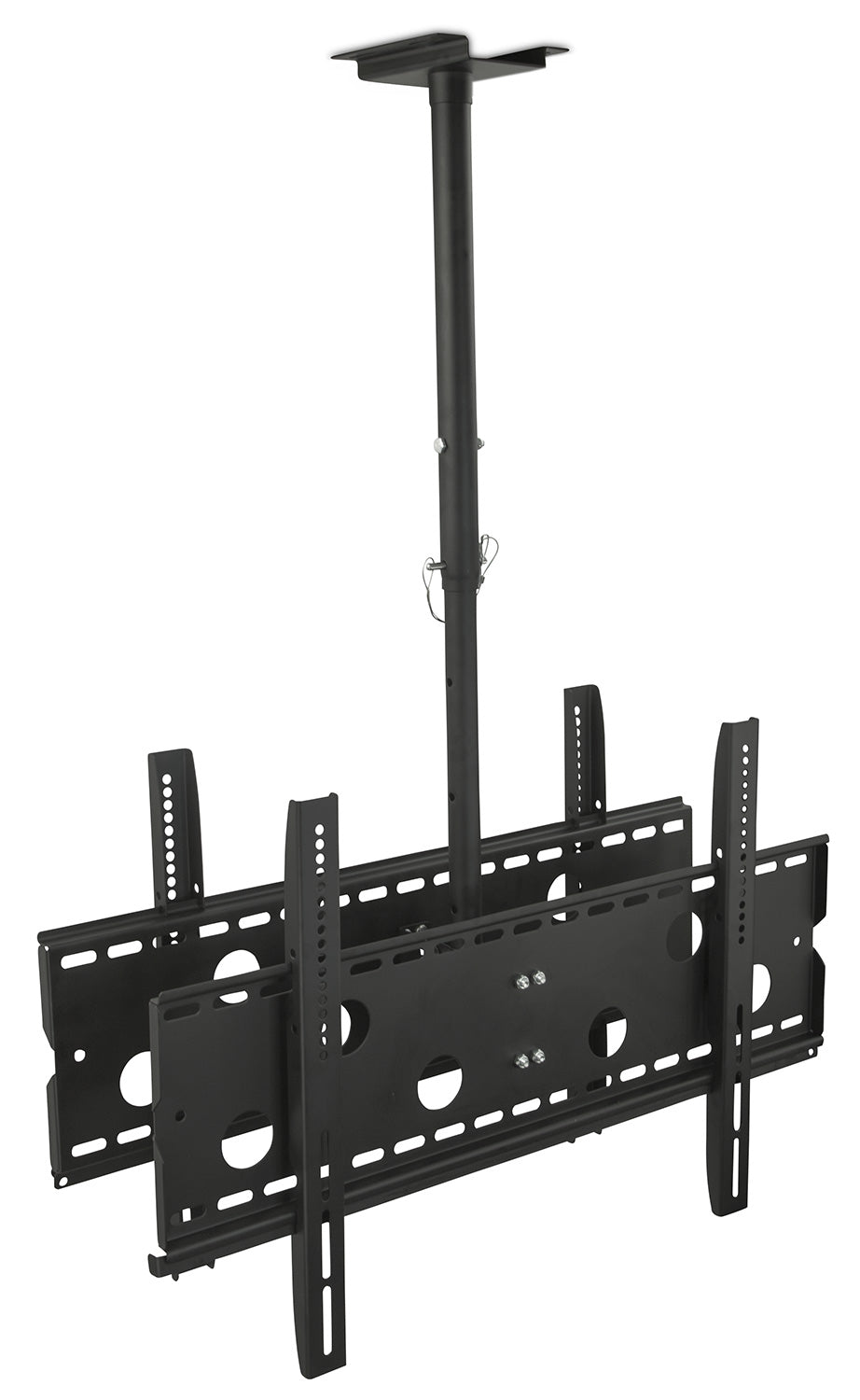 Height-Adjustable Back-to-Back Ceiling Mount for 32-75” Displays