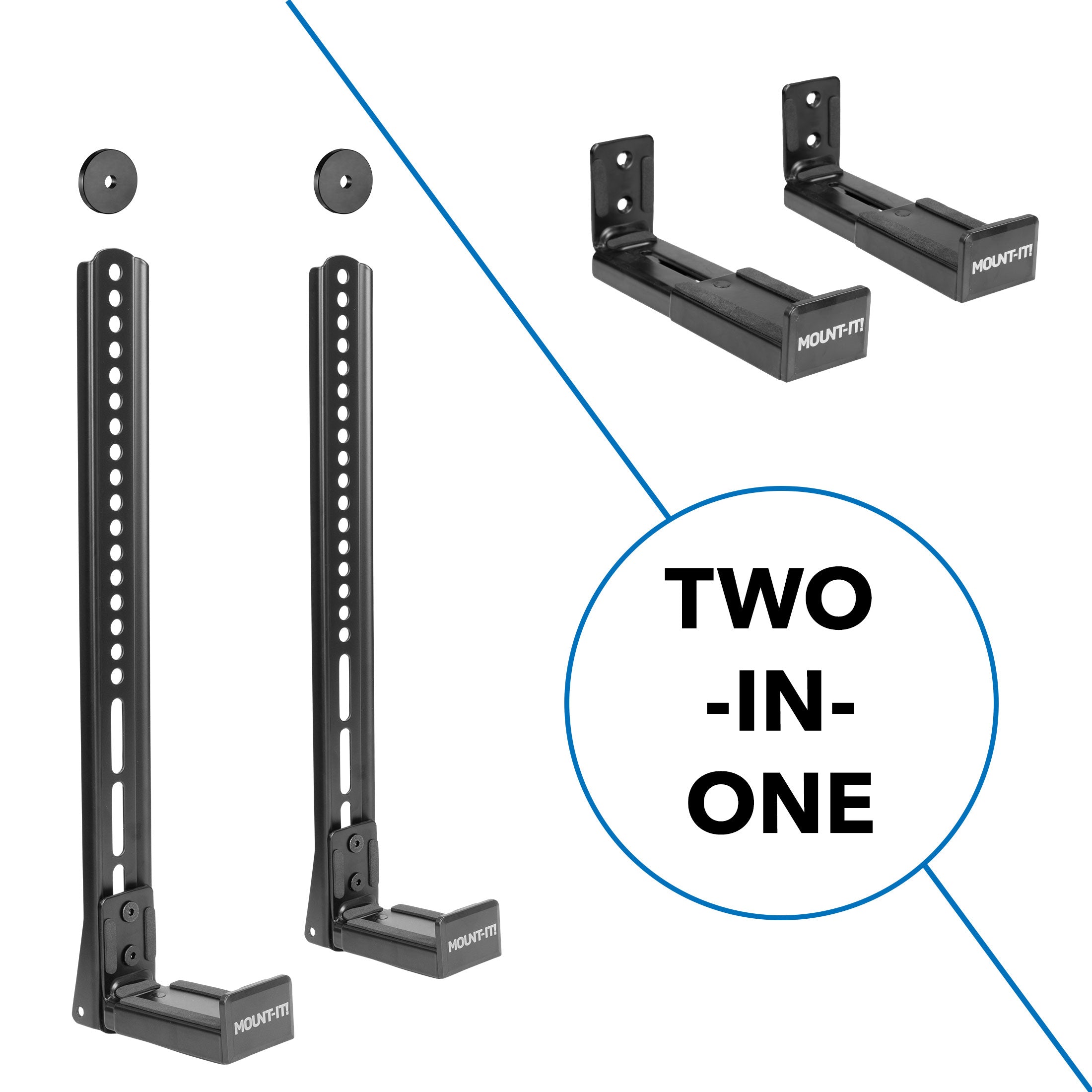 Universal Display Soundbar Mount Brackets