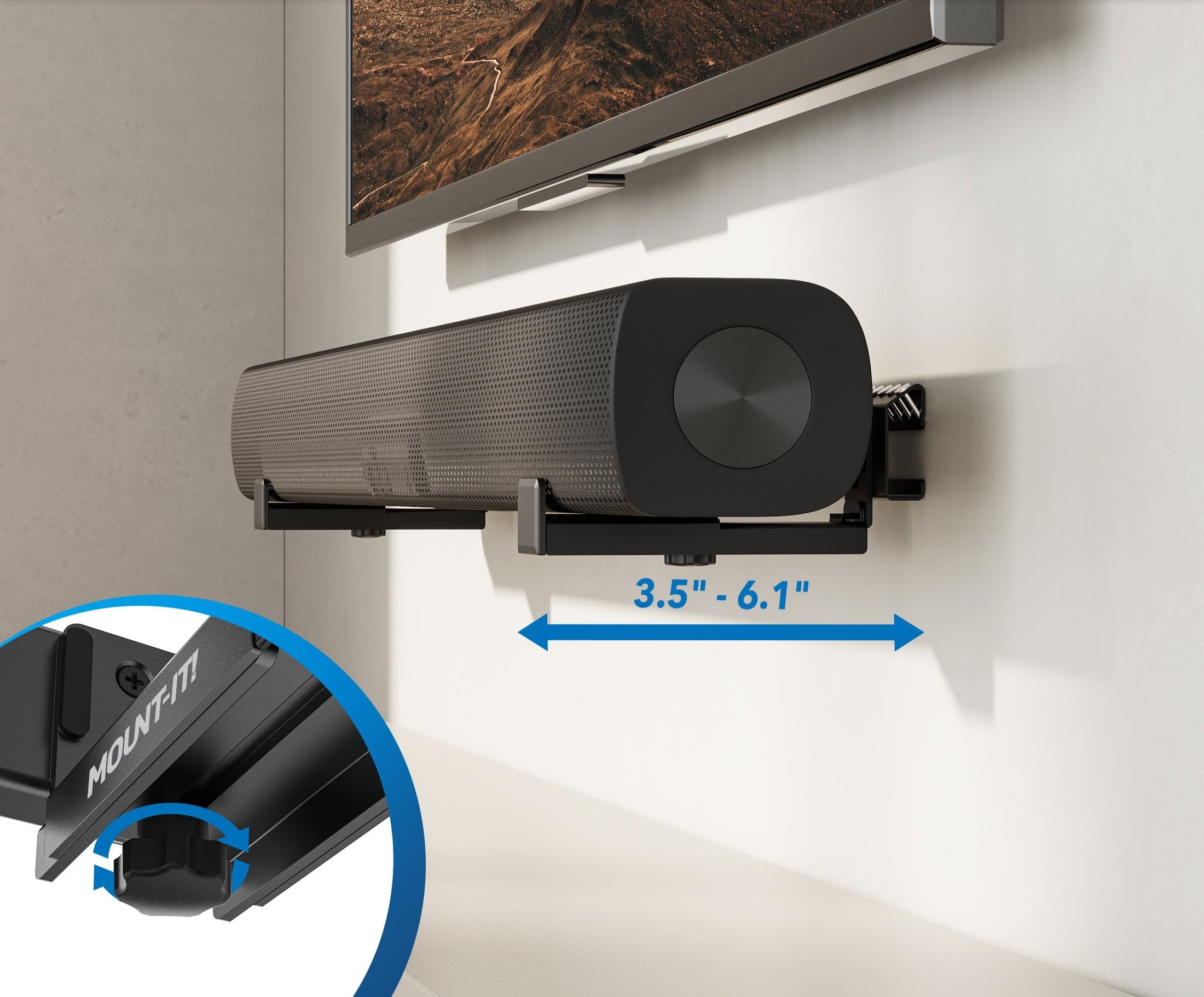 No Stud Sound Bar Wall Mount