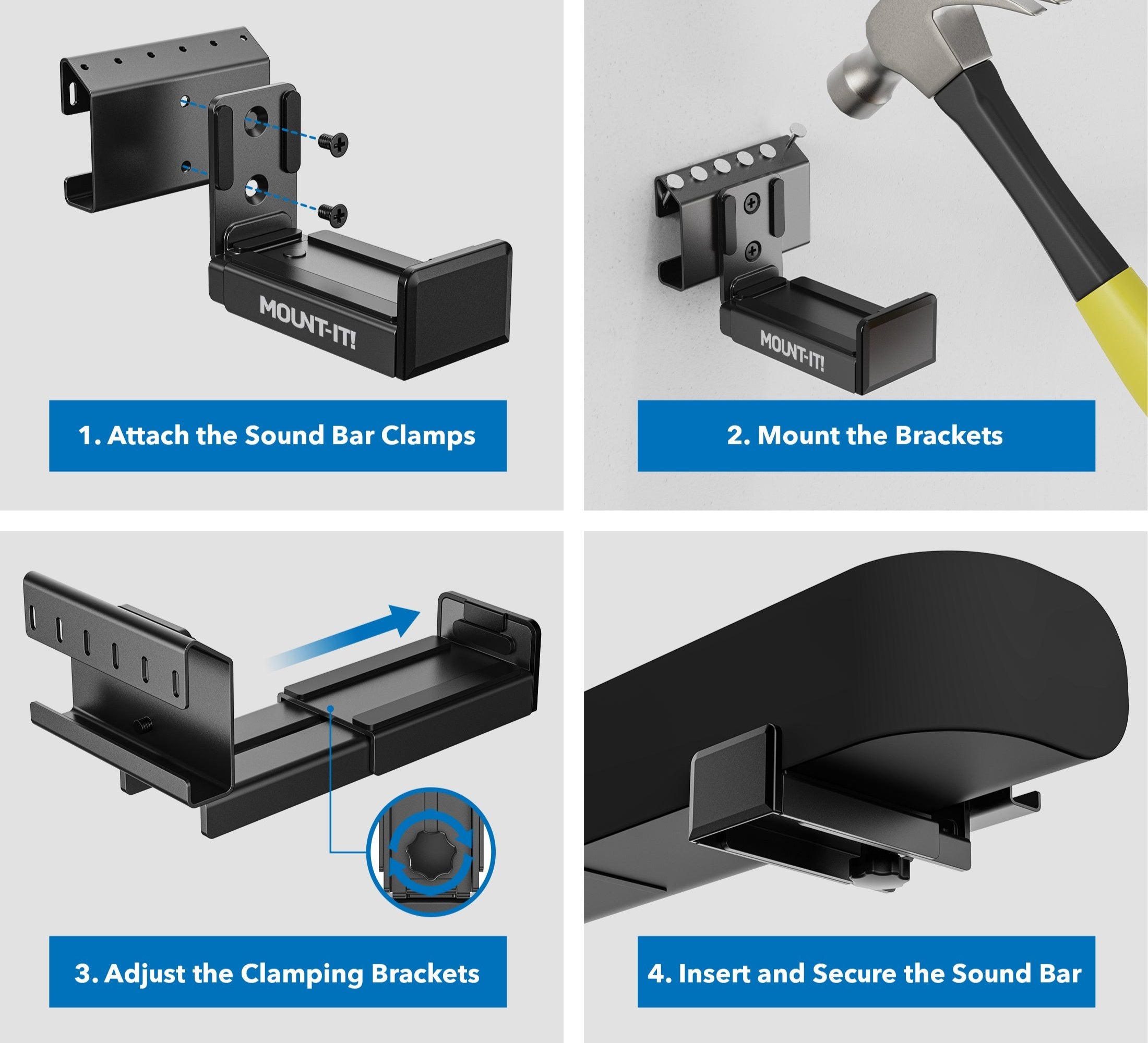 No Stud Sound Bar Wall Mount