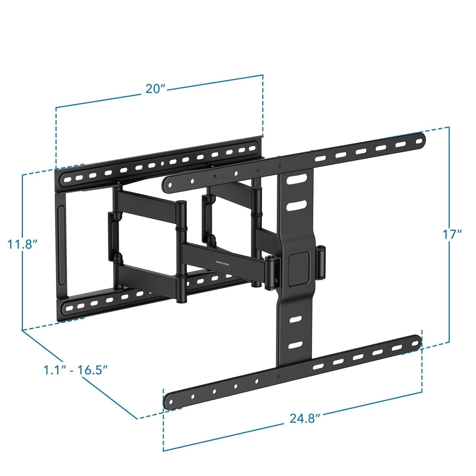 Ultra-Slim Full Motion Wall Mount ADA Compliant