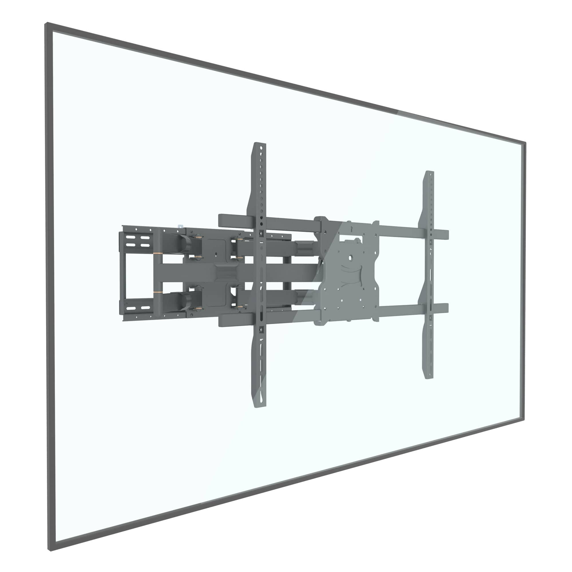 The BEAST Heavy-Duty Dual-Arm Articulating Wall Mount with Extra-Long Extension
