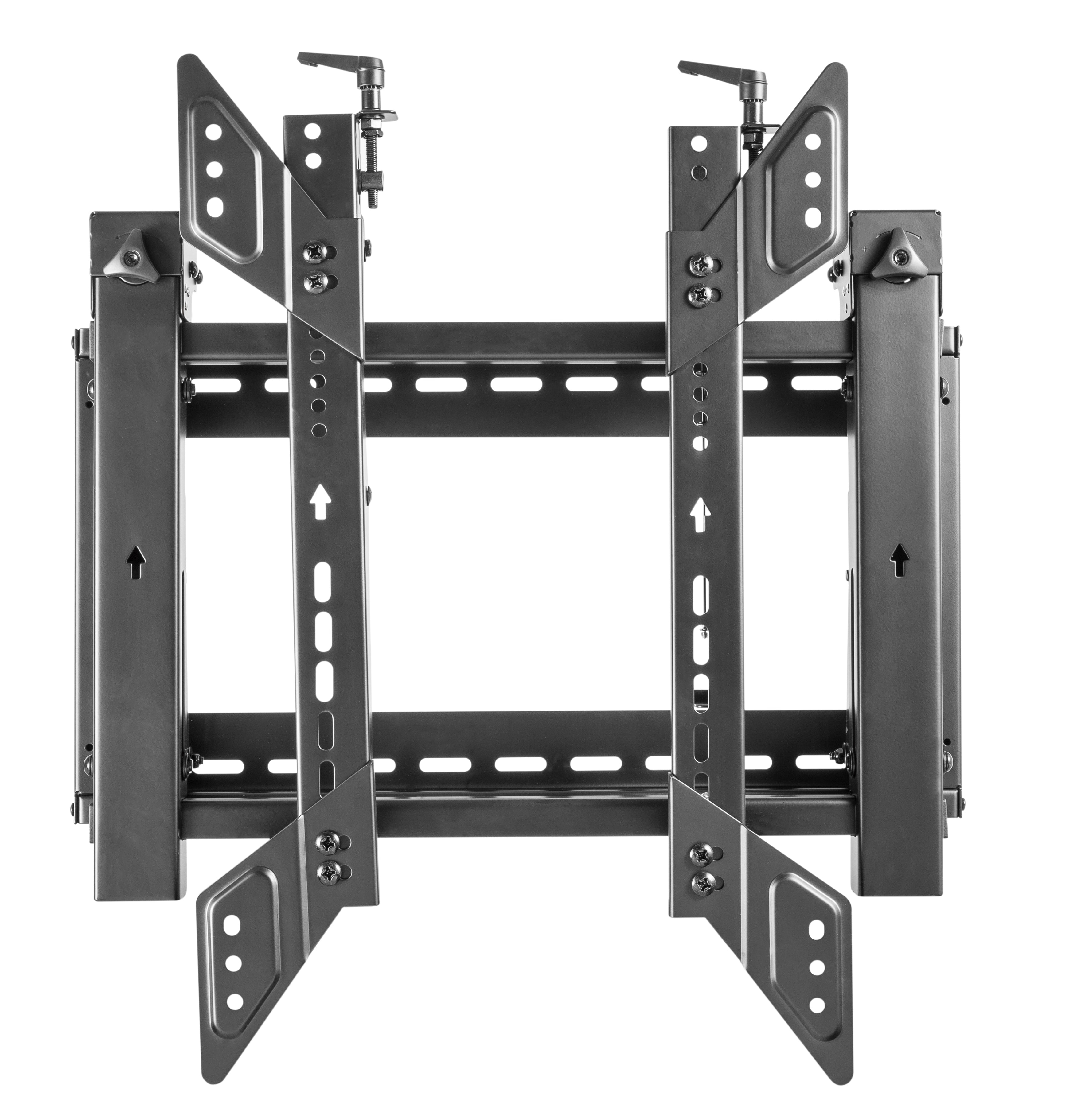 Portrait Oriented Push-In, Pop-Out Video Wall Mount