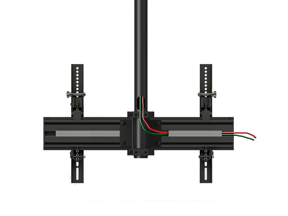 Single-Screen Ceiling Mount with Tilt Mounting Brackets