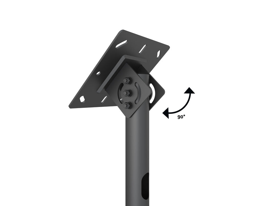 Six-Screen Dual-Pole Ceiling Mount (3 side-by-side 3 back-to-back)
