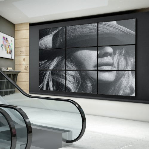 Heavy-Duty Push-In, Pop-Out Wall Mount for Multiple Video Wall Displays