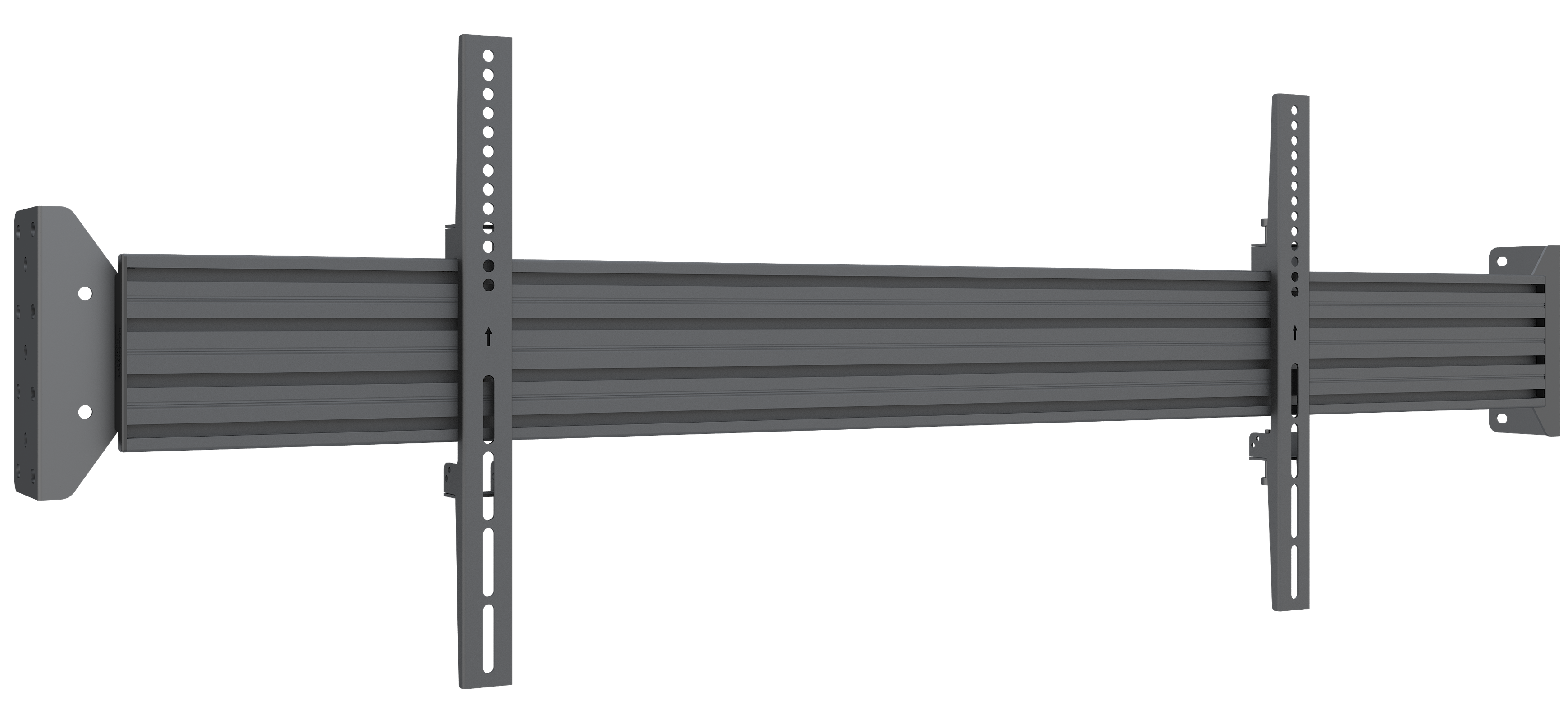 Dual-Point Single-Screen Horizontal Wall-to-Wall Mount